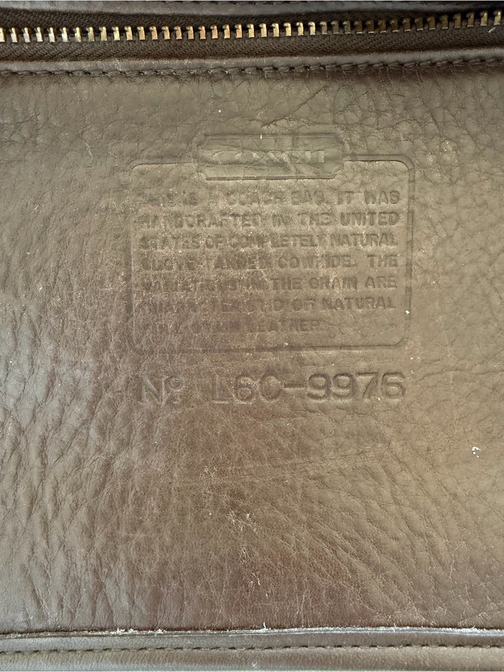 Vintage Coach Anderson bag in Brown - Picture 6 of 7